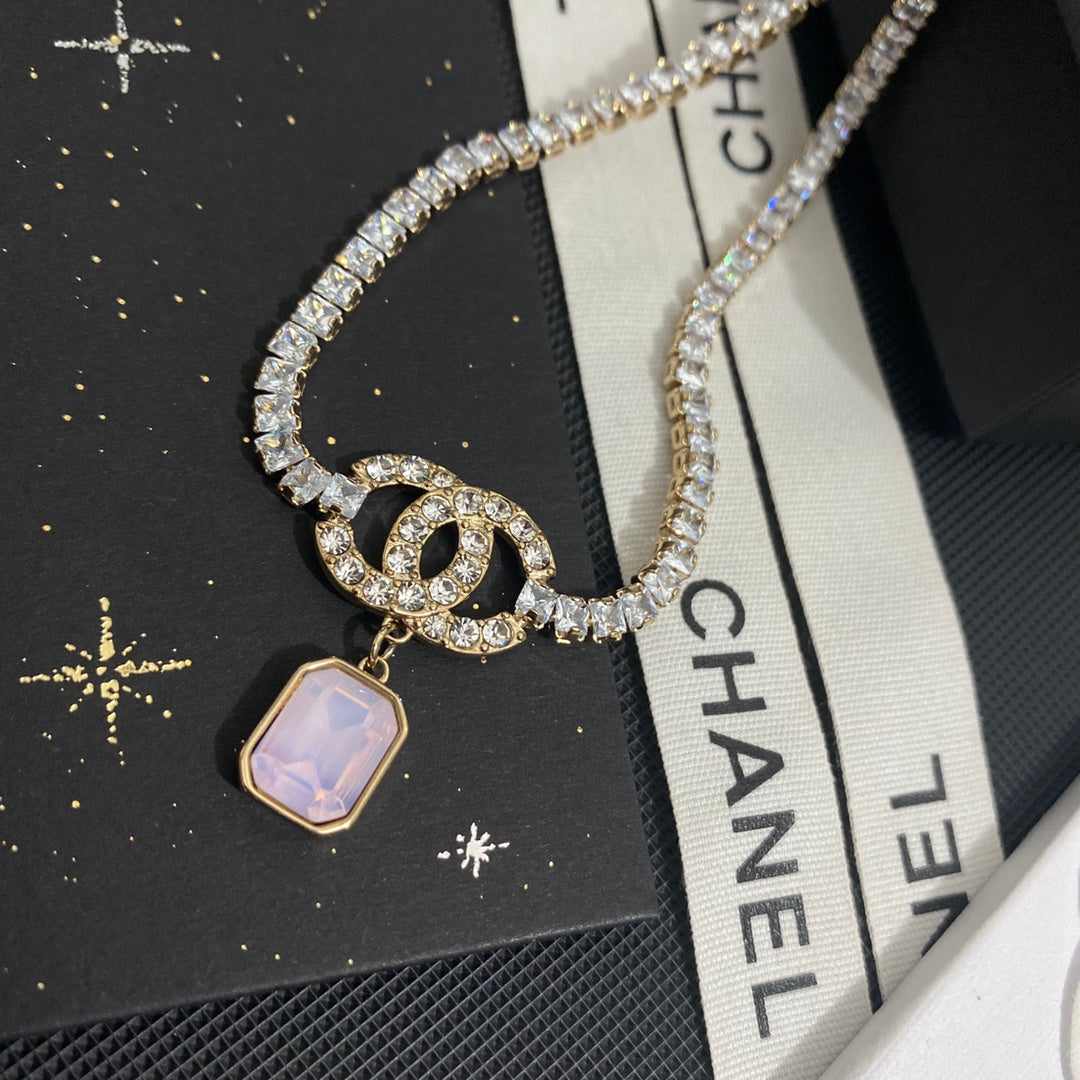 CHANEL inspired Bling Necklace